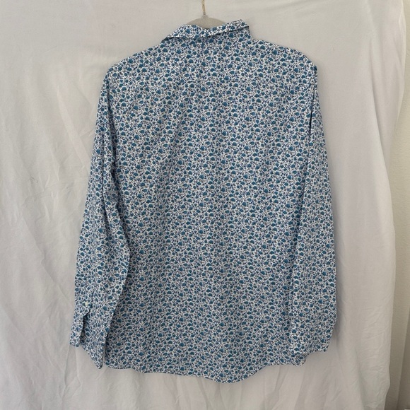 Ann Mashburn Liberty of London Pop-Over collar shirt size  XL - Picture 5 of 5